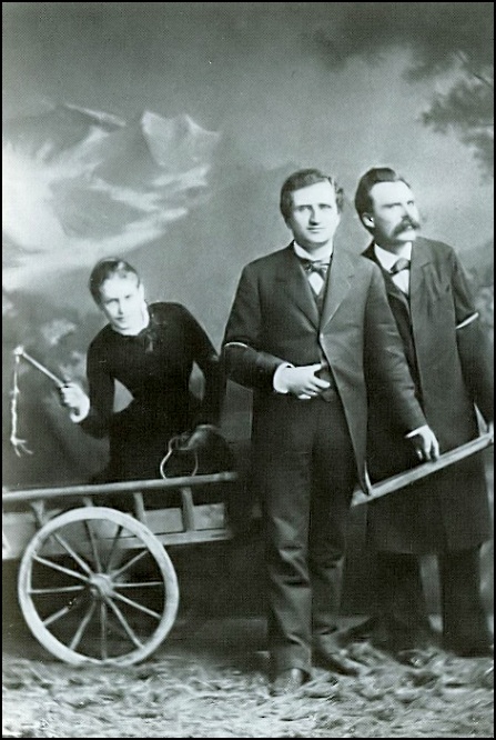 Lou von Salomé, Paul Rée y Friedrich Nietzsche